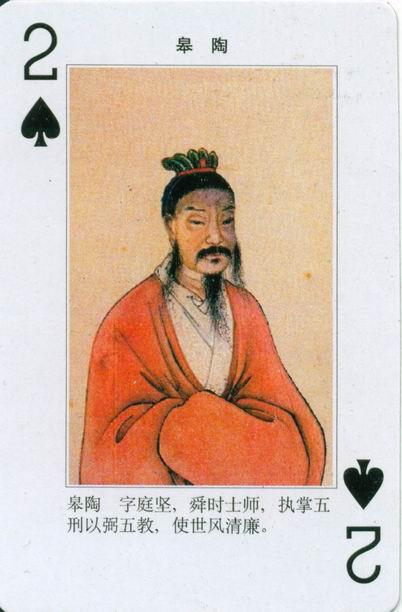 珍藏屋：《中国历代名臣真像扑克》第一副