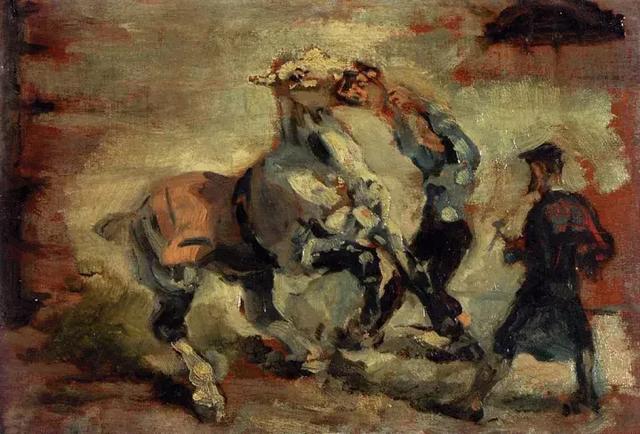 法国贵族家庭出身的后印象派画家亨利·德·图卢兹·罗特列克作品